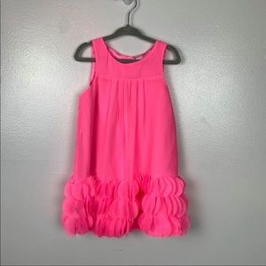 Cherokee Neon Pink Chiffon Dress Size 4T
